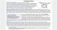 Desktop Screenshot of frogymandias.org
